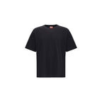 Diesel Black Cotton T-Shirt