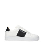 Philipp Plein White Leather Sneakers