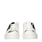 Philipp Plein White Leather Sneakers