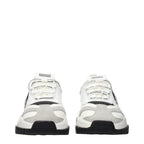Philipp Plein White Fabric Chunky Sneakers