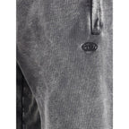 Diesel Gray Cotton Casual Pants