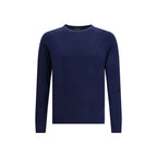 Aragona Cashmere Blue Merino Wool Cashmere Sweater