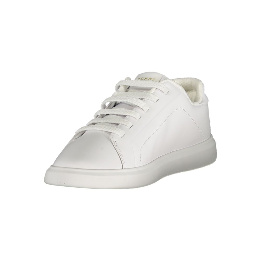 Tommy Hilfiger White Leather Women Sneaker