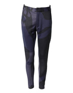 Alexander McQueen Multicolor Patterned Tapered Fit Men Pants
