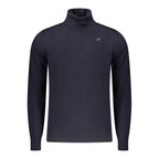 K-WAY Blue Wool Men Sweater