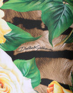 Dolce & Gabbana Multicolor Floral Print Sheath Mini Dress