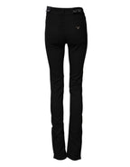 Armani Jeans Black Mid Waist Cotton Stretch Skinny Denim Jeans