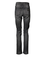 Dolce & Gabbana Gray High Waist Cotton Skinny Denim Jeans