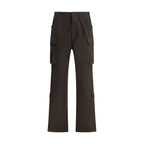 GR10K Brown Cotton Cargo Pants