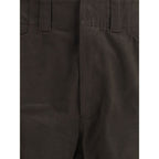 GR10K Brown Cotton Cargo Pants