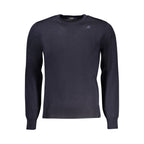 K-WAY Blue Wool Men Sweater