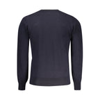 K-WAY Blue Wool Men Sweater