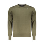 K-WAY Green Wool Men Sweater