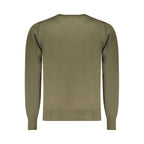 K-WAY Green Wool Men Sweater
