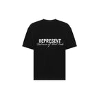 Represent Black Cotton T-Shirt