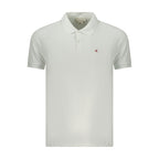 Calvin Klein White Cotton Polo Shirt