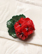 Dolce & Gabbana White Floral Brocade High Waist Mini Skirt