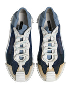 Dolce & Gabbana Multicolor Lace Up Low Top NS1 Sneakers Shoes