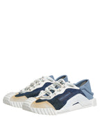 Dolce & Gabbana Multicolor Lace Up Low Top NS1 Sneakers Shoes