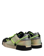 Dolce & Gabbana Multicolor Low Top Lace Up Men Sneakers Shoes