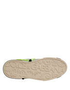 Dolce & Gabbana Multicolor Low Top Lace Up Men Sneakers Shoes