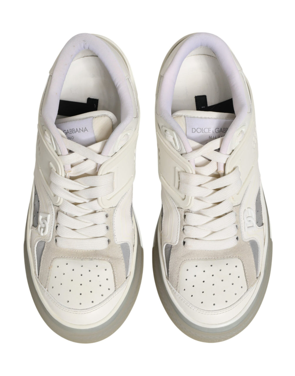 Dolce & Gabbana White DG Logo CUSTOM 2.Zero Sneakers Shoes
