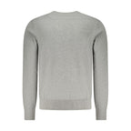 Hugo Boss Gray Cotton Men Sweater