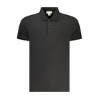 Calvin Klein Black Cotton Men Polo Shirt