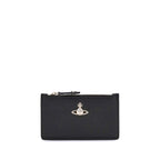 Vivienne Westwood Black Calf Leather Bos Taurus Wallet