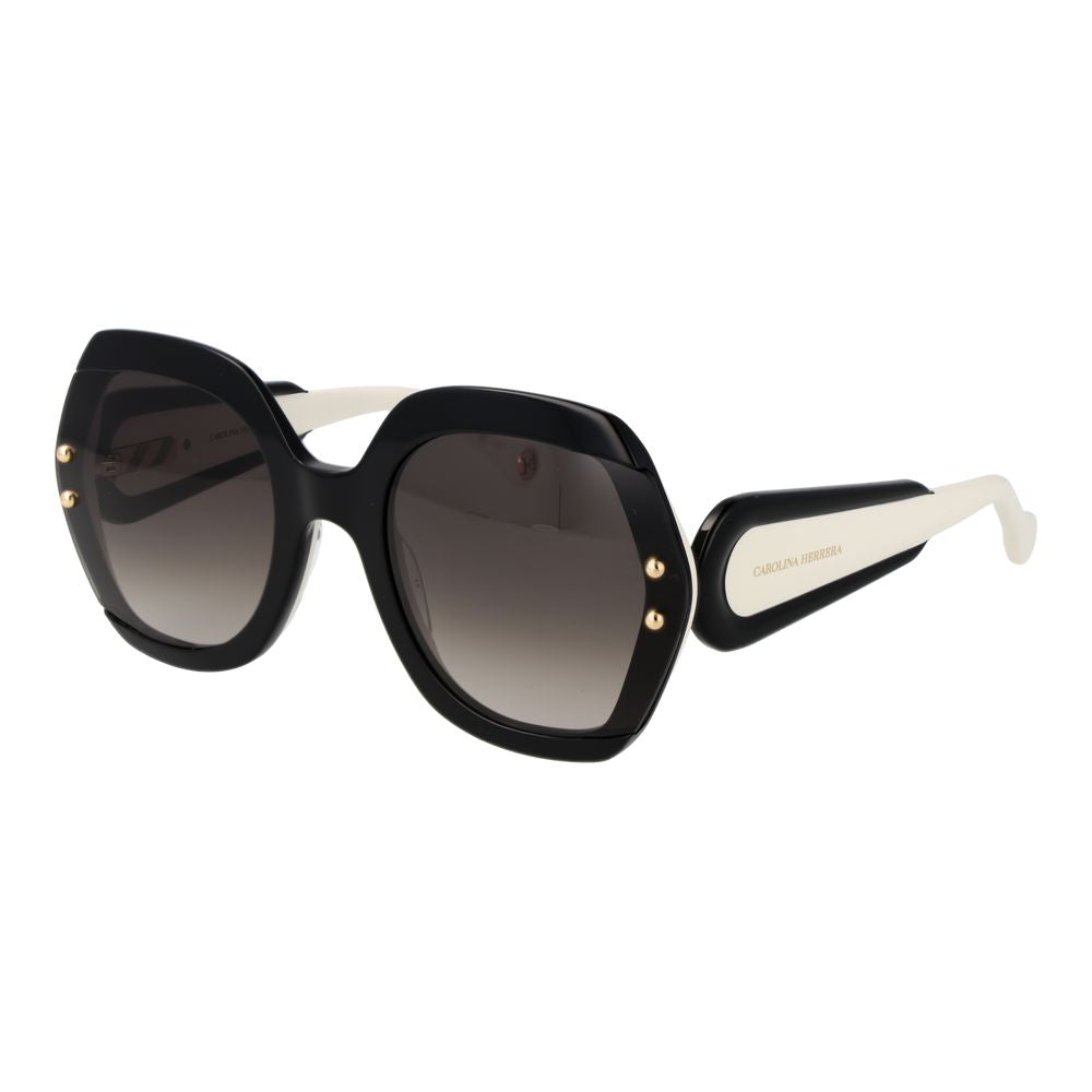 Carolina Herrera Black Acetate Sunglasses