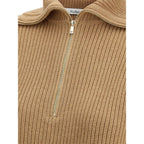 Max Mara Brown Wool Sweatshirt