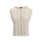 Max Mara White Wool Sweater