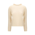 Max Mara Cream Polyamide Sweatshirt
