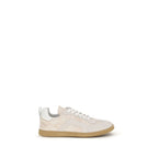 Pierre Hardy Cream Calf Leather Bos Taurus Low Top Sneakers
