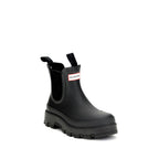Hunter Black Rubber Chelsea Boots
