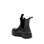 Hunter Black Rubber Chelsea Boots