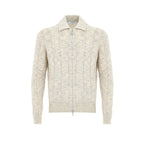 Gran Sasso Gray Wool Cardigan