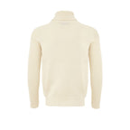 Gran Sasso White Wool Turtleneck