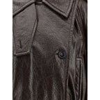Max Mara Brown Cotton Coat