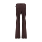 Max Mara Purple Polyester Dress Pants