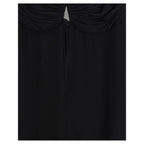 Saint Laurent Black Viscose Casual Dress