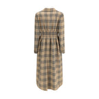 Valentino Beige Fleece Wool Coat
