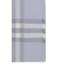 Burberry Light Blue Wool Scarf
