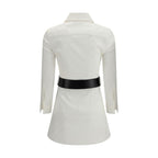Balenciaga White Cotton Casual Dress