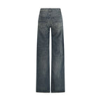 Balenciaga Blue Cotton Flared Jeans