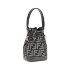 Fendi Blue Fabric Backet Bag