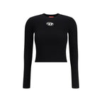 Diesel Black Viscose Top