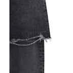Agolde Black Recycled Cotton Straight-Leg Jeans
