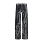 Agolde Black Leather Pants