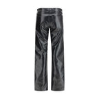 Agolde Black Leather Pants